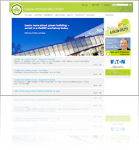 A Snapshot of Canadian Green Building Council (CaGBC) website